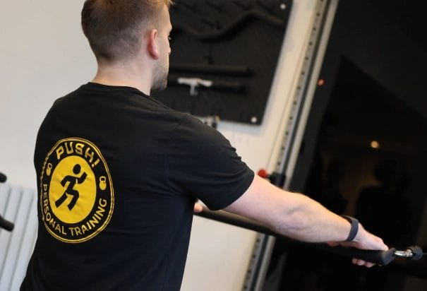 man do back exercise